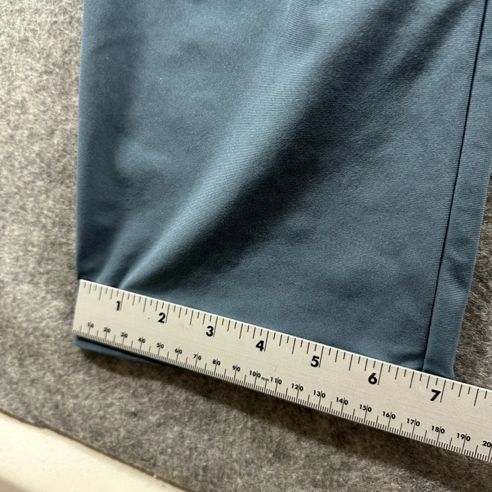 Lululemon ABC Pant Men 32 Iron Blue Slim Fit Warpstreme Tapered 5-Pocket Casual